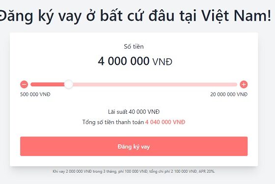 Thông tin về khoản vay