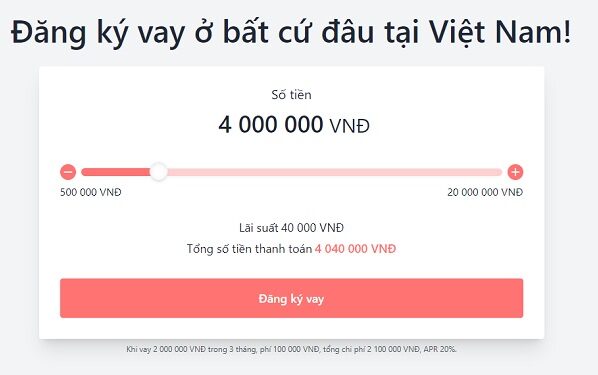 Thông tin về khoản vay