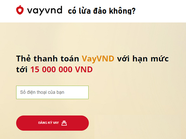 Sự thật Vay VND lừa đảo?